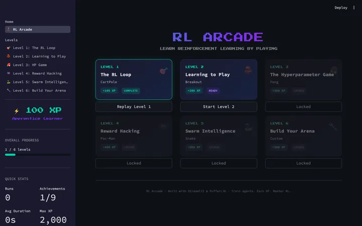 rl-arcade screenshot