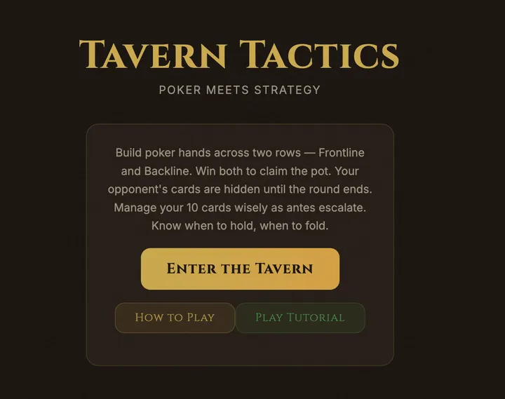 Tavern Tactics screenshot